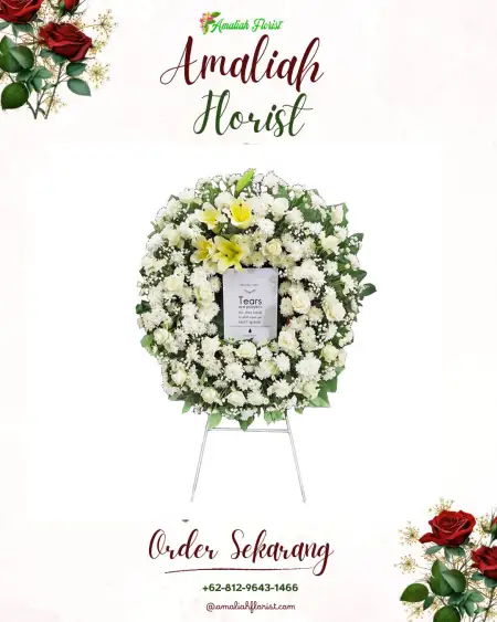 Krans Bunga Duka Pakuon